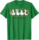 Funny Pi Day 3.14 Pie Day Cute Goose Math Nerd Teacher Kids T-Shirt - T-Shirt | Irish Green