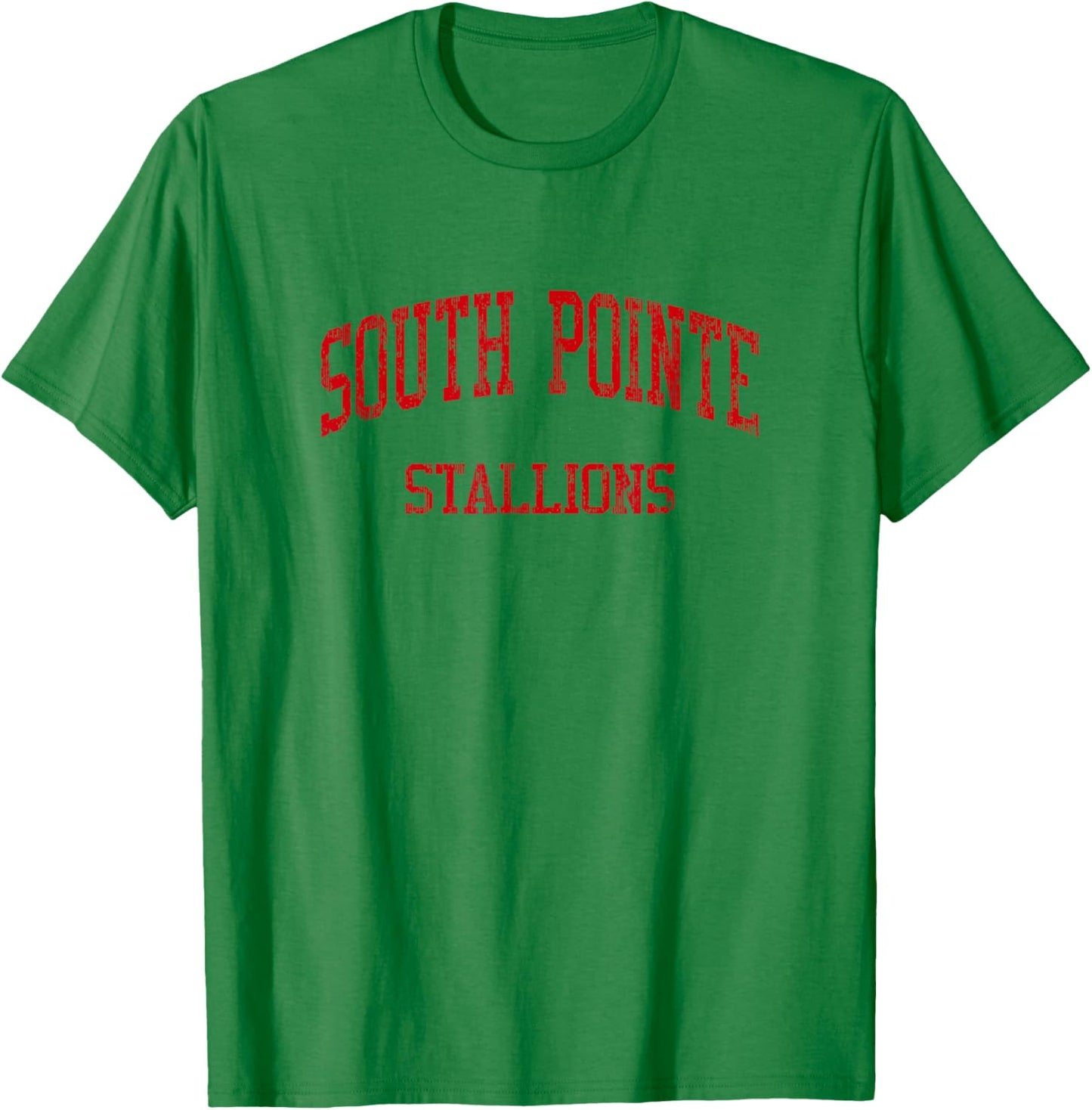 South Pointe High School HS Rock Hill SC Vintage Sports T-Shirt - T-Shirt | Irish Green