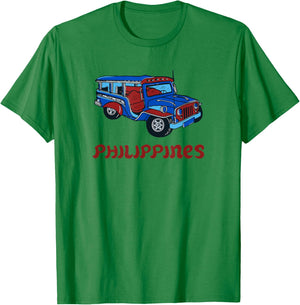 Philippines Souvenirs Retro 90s Graphic T-Shirt - T-Shirt | Irish Green