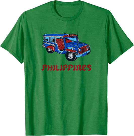 Philippines Souvenirs Retro 90s Graphic T-Shirt - T-Shirt | Irish Green