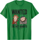 Home Alone Wet Bandits Wanted Poster Cartoon T-Shirt - T-Shirt | Irish Green