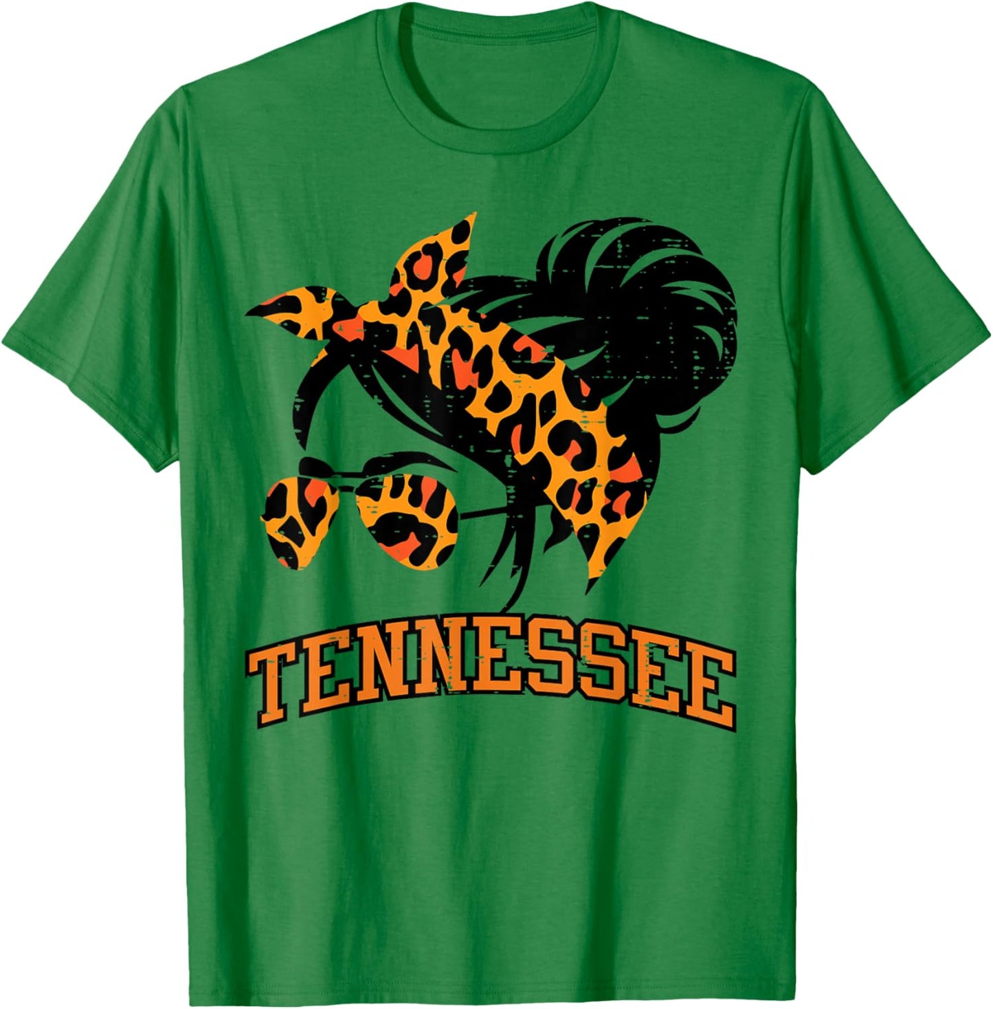 Tennessee Hairbun Women Girls Teen T-Shirt - T-Shirt | Irish Green