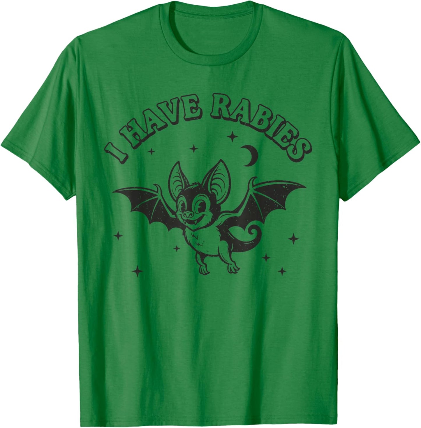 Funny I Have Rabies Women, Fun Horror Goth Bat T-Shirt - T-Shirt | Irish Green
