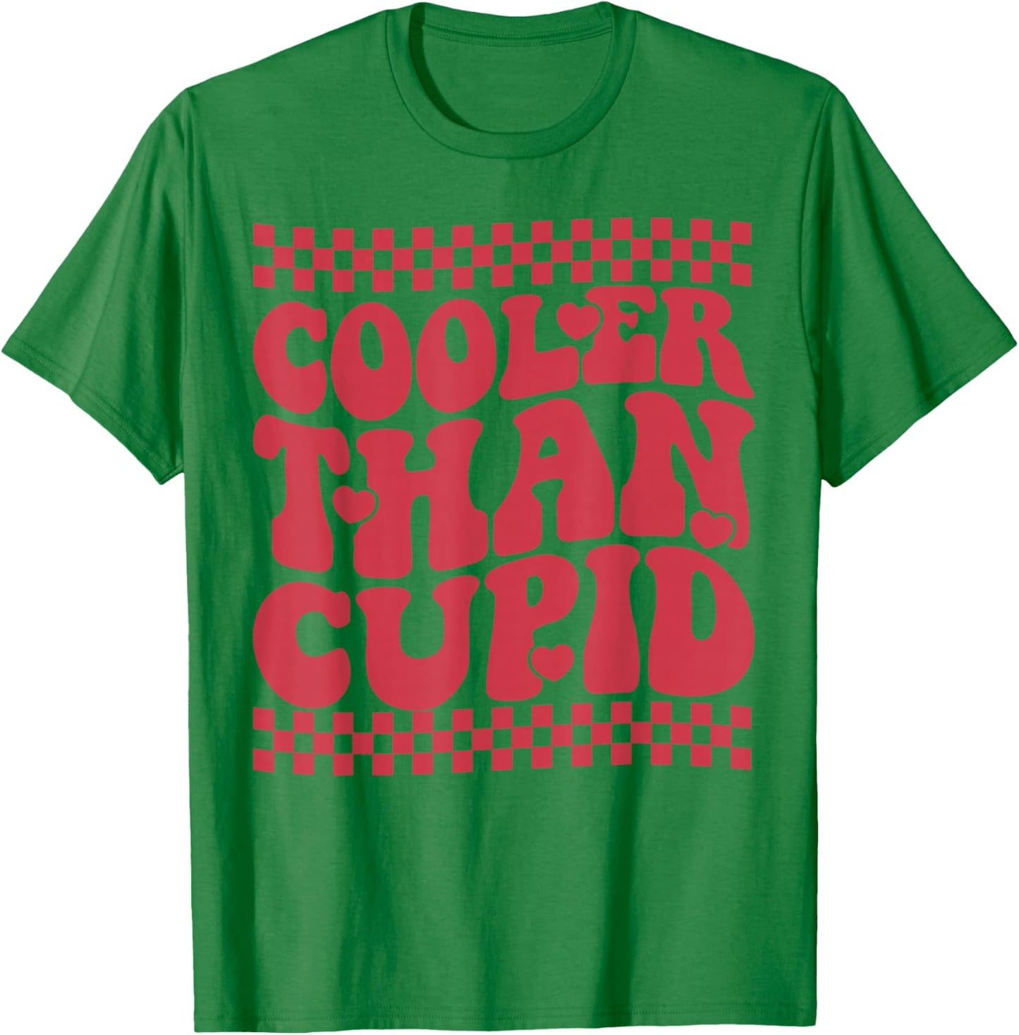 Cooler Than Cupid Cute Valentine's Day Kids Boys Girls T-Shirt - T-Shirt | Irish Green