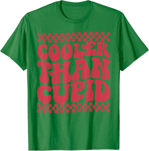 Cooler Than Cupid Cute Valentine's Day Kids Boys Girls T-Shirt - T-Shirt | Irish Green