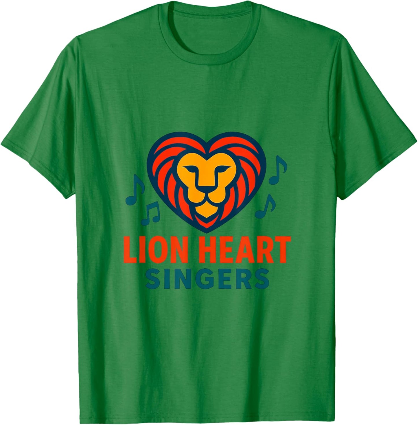 Lion Heart Singers T-Shirt - T-Shirt | Irish Green
