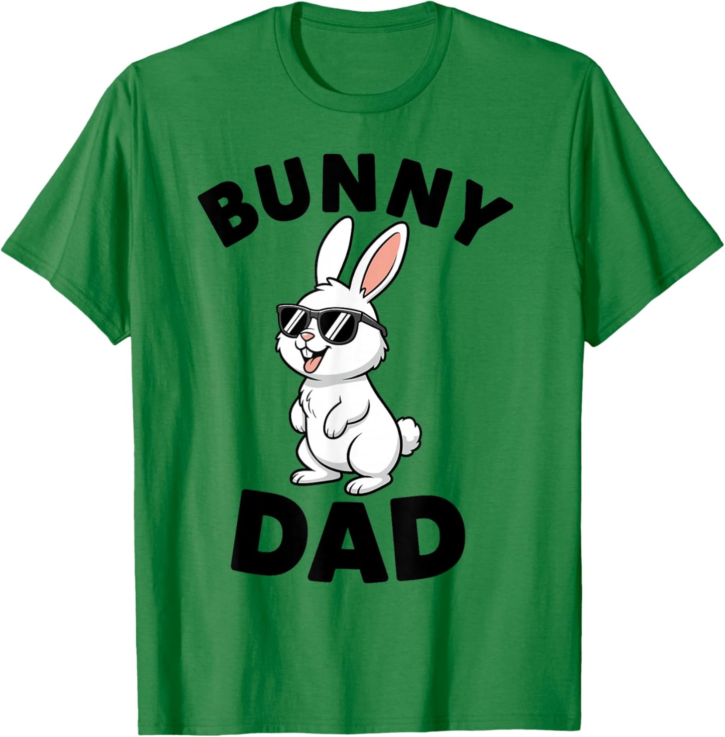 Bunny Dad Funny Daddy Bunny Rabbit Fathers Day T-Shirt - T-Shirt | Irish Green