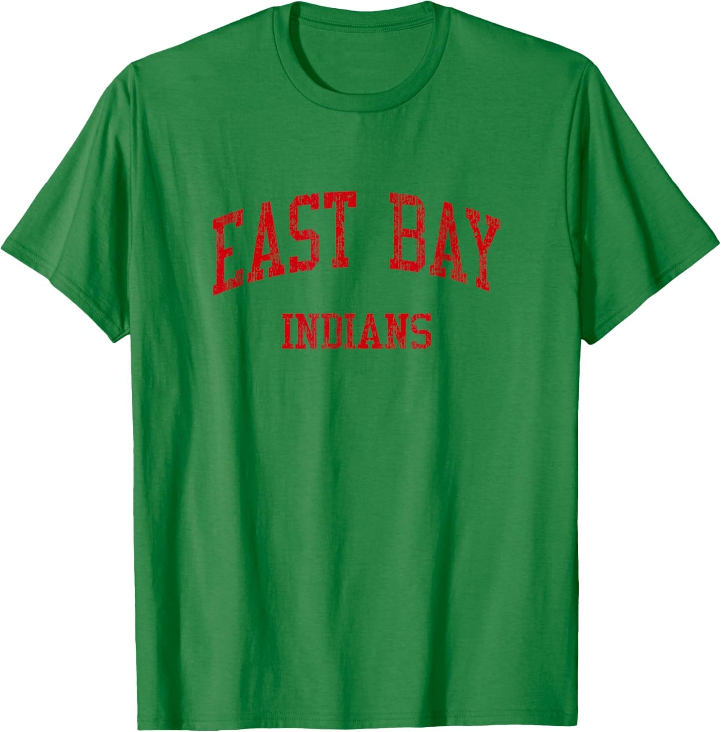 East Bay High School HS Gibsonton FL Vintage Sports T-Shirt - T-Shirt | Irish Green