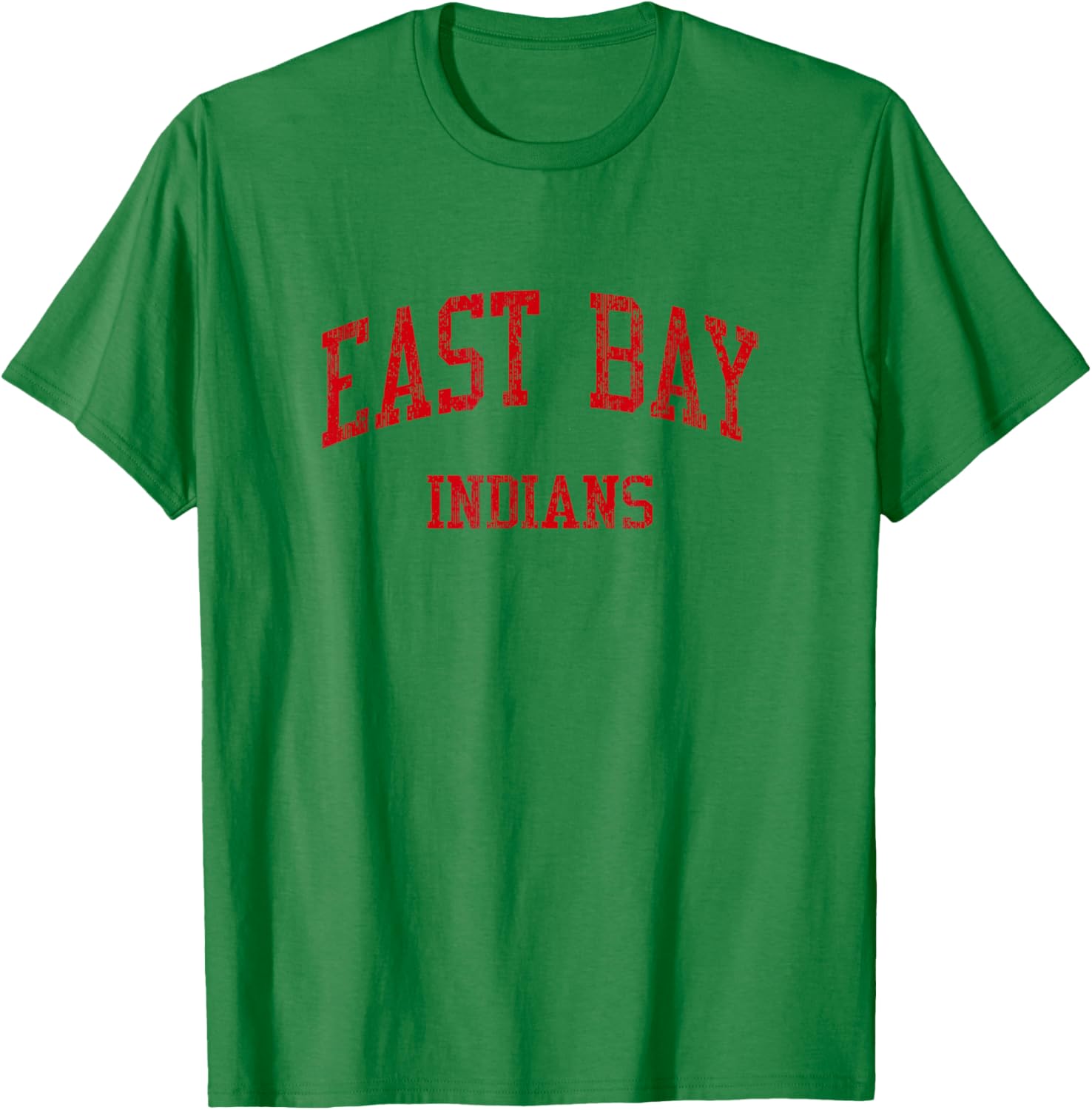 East Bay High School HS Gibsonton FL Vintage Sports T-Shirt - T-Shirt | Irish Green