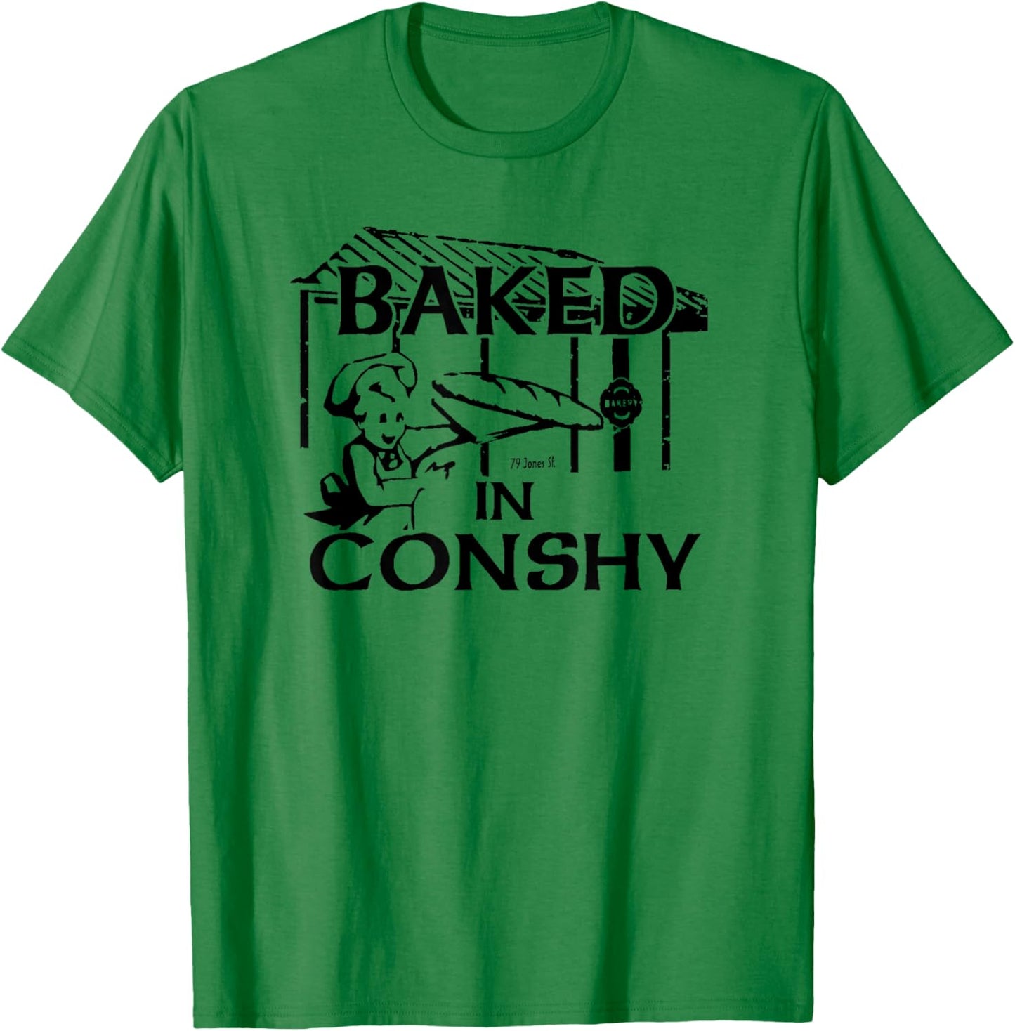 Baked in Conshy T-Shirt - T-Shirt | Irish Green