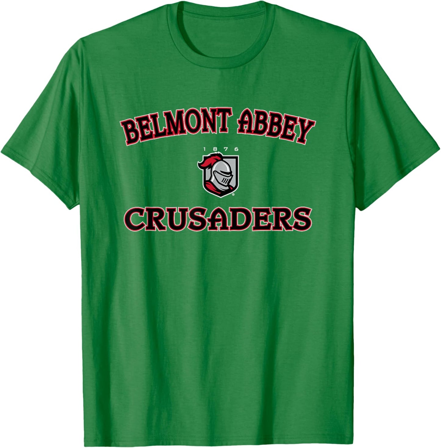 Belmont Abbey College Crusaders Campus Classic T-Shirt - T-Shirt | Irish Green