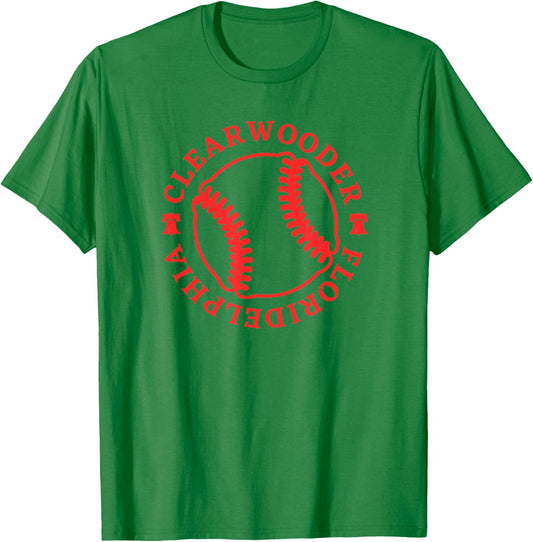Clearwooder Philly Slang Funny Philadelphia Clearwater FL T-Shirt - T-Shirt | Irish Green