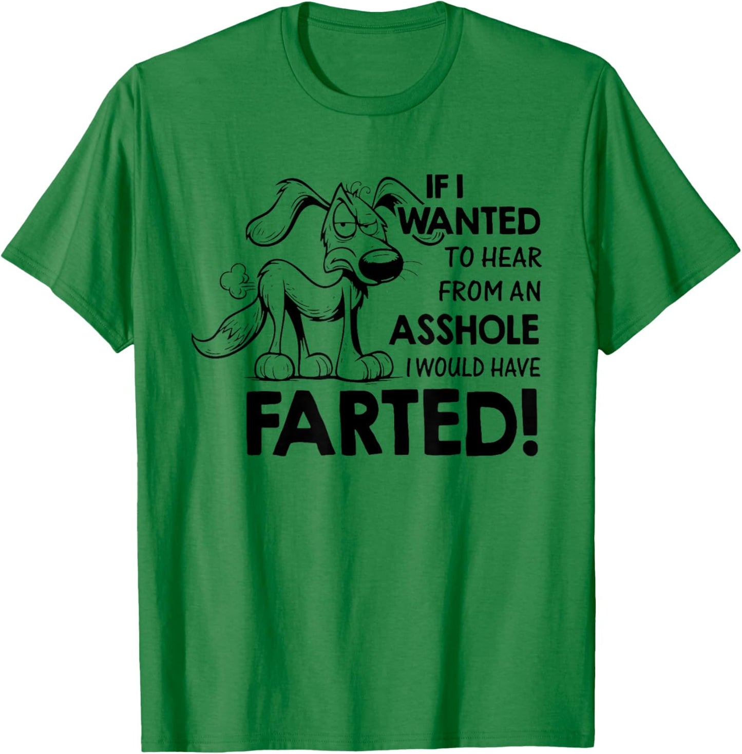 If I Wanted to Hear from an Asshole I Would Have Farted T-Shirt - T-Shirt | Irish Green