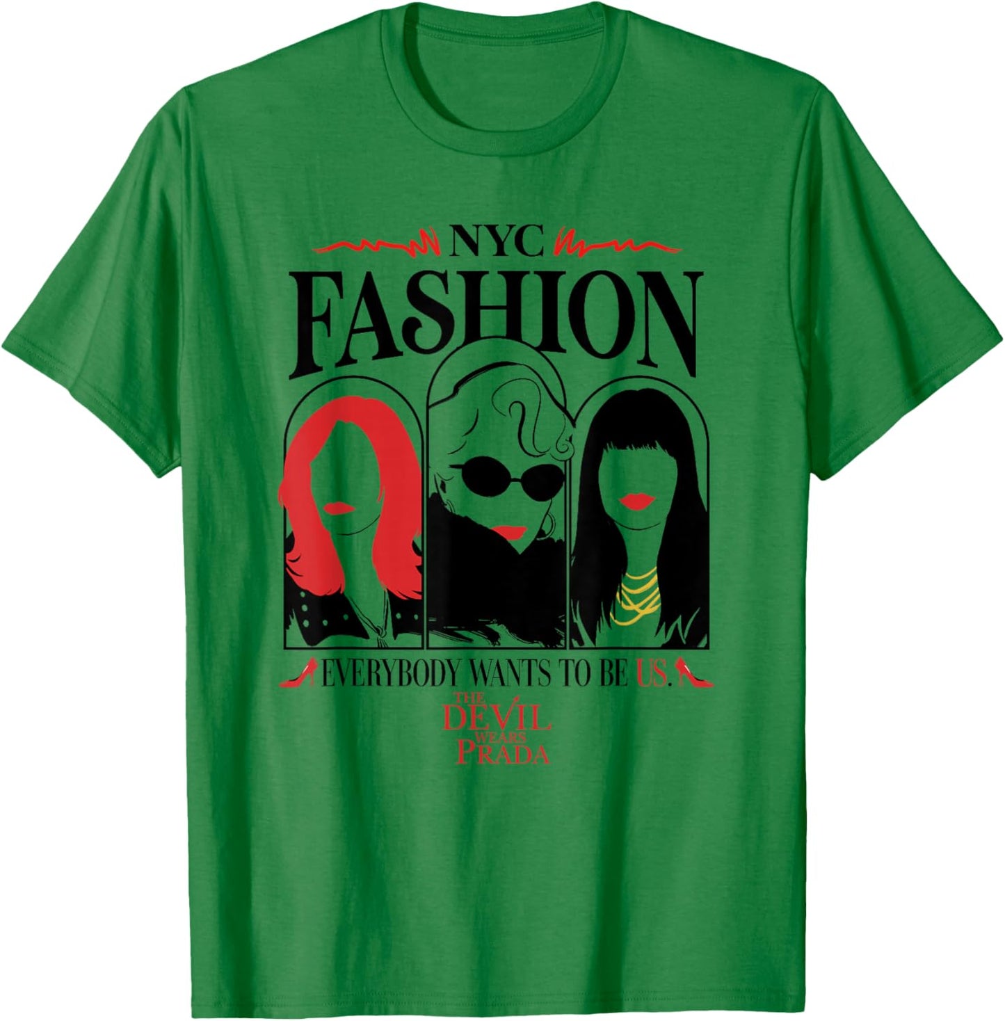 The Devil Wears Prada Everybody Wants to Be Us T-Shirt - T-Shirt | Irish Green