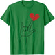 American Sign I Love You Hand Sign ASL Heart Women Kids Men T-Shirt - T-Shirt | Irish Green