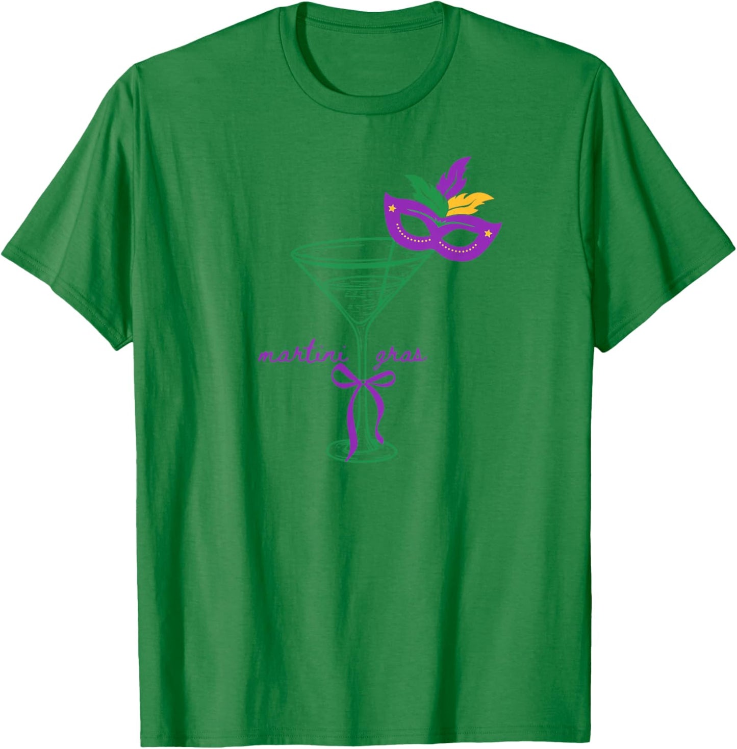 Martini Gras Baby Women Girls Mardi Gras NOLA Carnival Party T-Shirt - T-Shirt | Irish Green