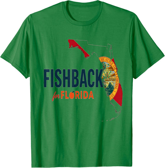 Bold Florida-First Campaign Design T-Shirt - T-Shirt | Irish Green