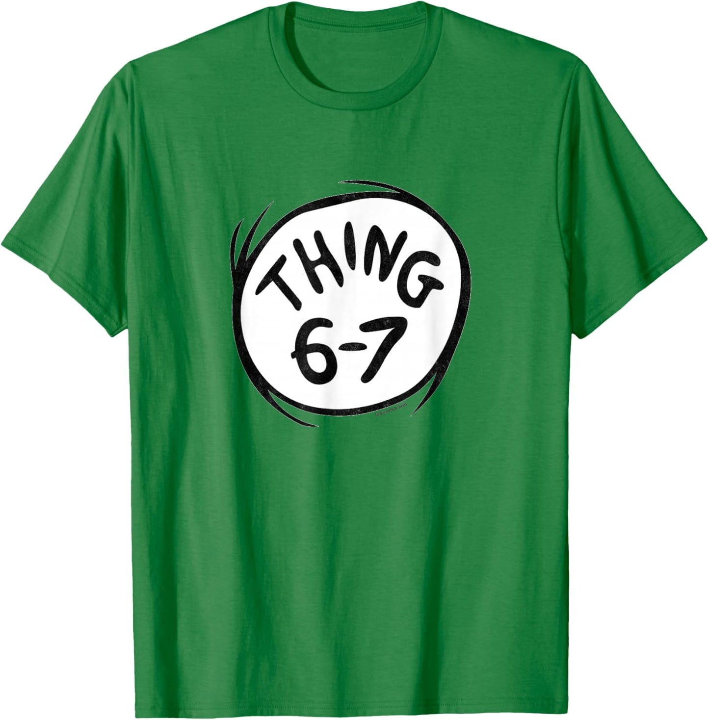 The Cat in The Hat Signature Collection Thing 6-7 T-Shirt - T-Shirt | Irish Green
