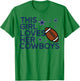 Girl Cowboy Women Kids Boys Girls Youth Men Teen T-Shirt - T-Shirt | Irish Green