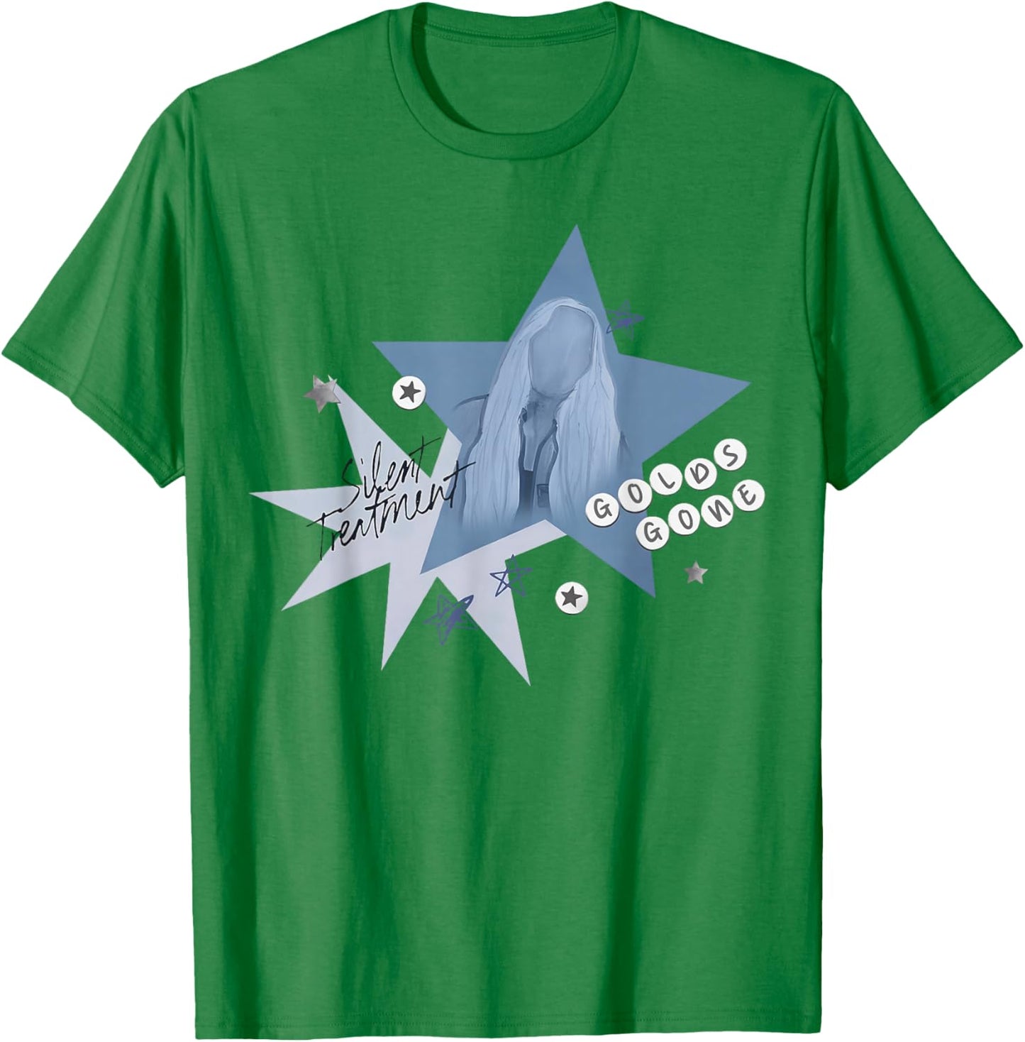 Retro Silent Treatment Golds Gone 2026 Music Lovers T-Shirt - T-Shirt | Irish Green