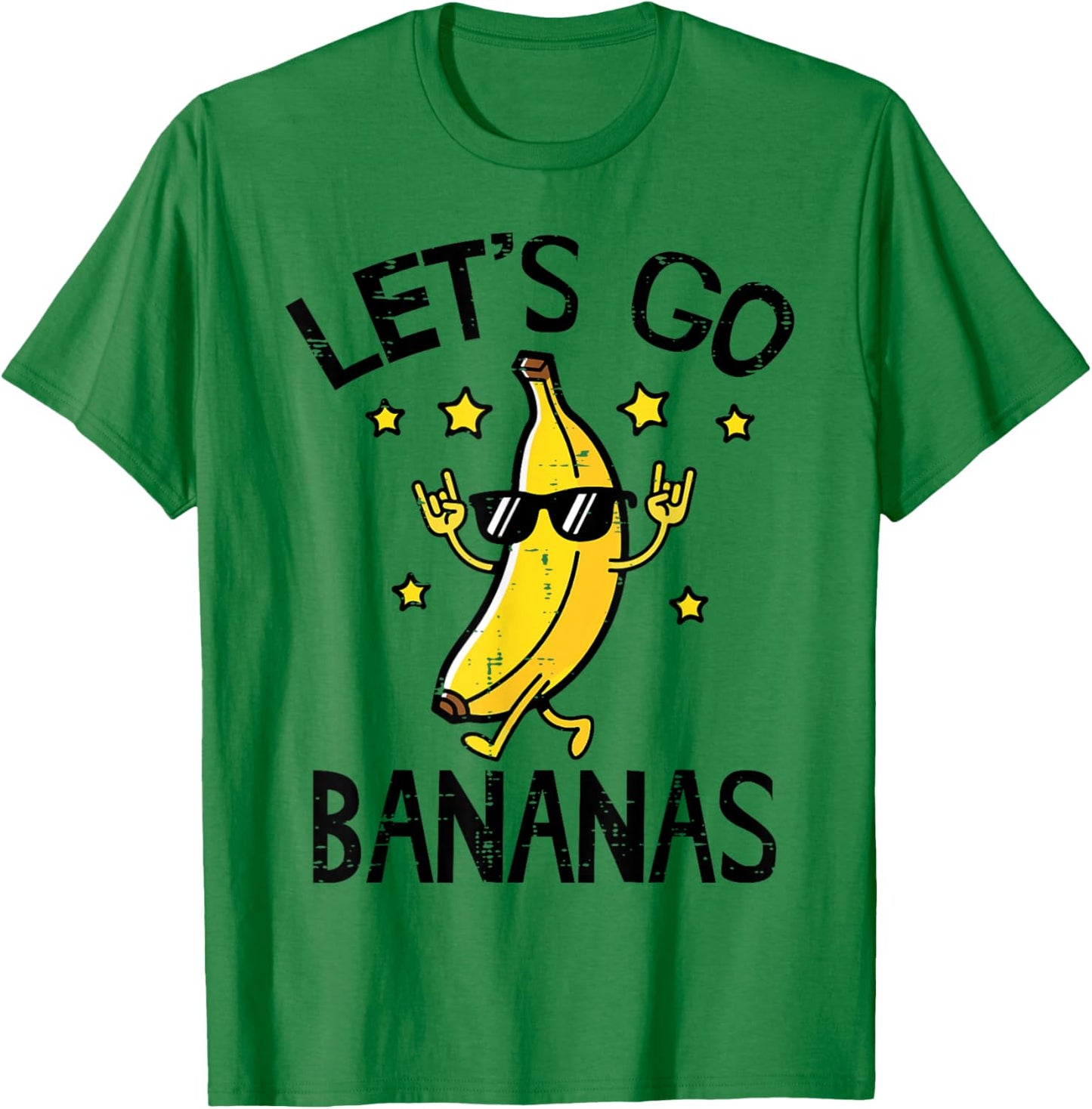 Let's Go Banana Funny Men Women Kids Boys Girls Youth Teen T-Shirt - T-Shirt | Irish Green