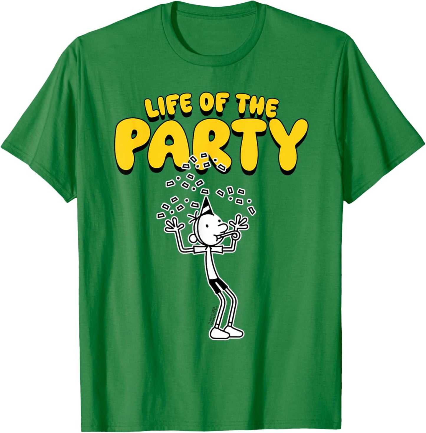 Diary of a Wimpy Kid Life of The Party T-Shirt - T-Shirt | Irish Green