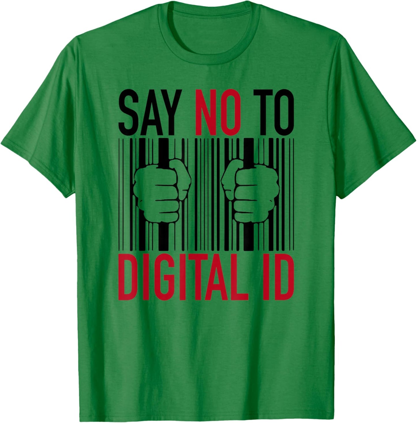 No Digital ID T-Shirt - T-Shirt | Irish Green