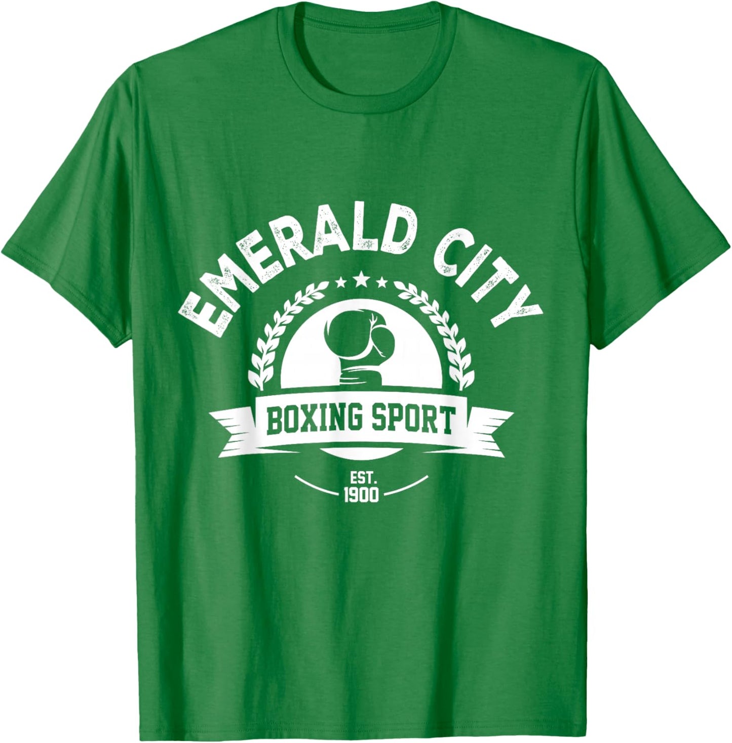 Wizard of Oz Emerald City Boxing Sport Costume Halloween T-Shirt - T-Shirt | Irish Green