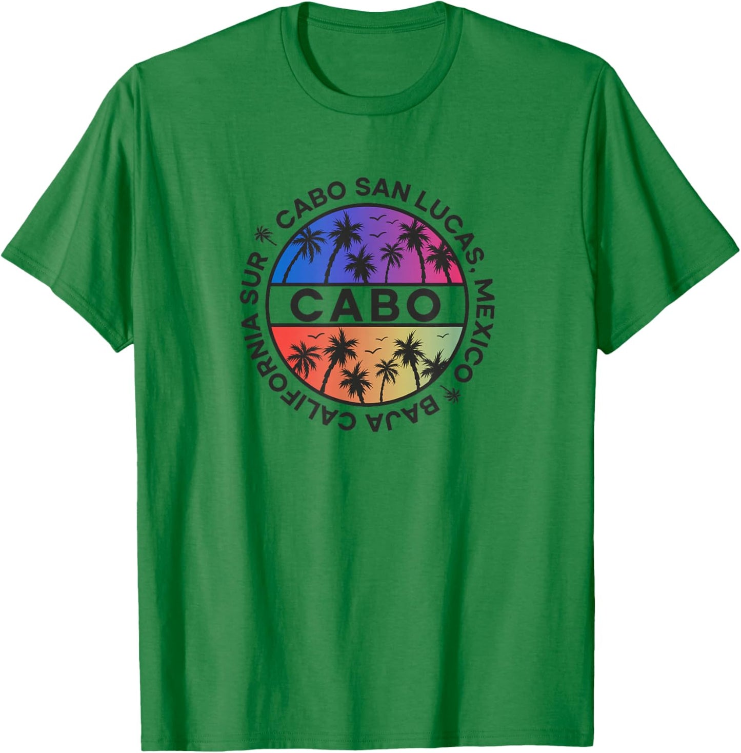 Cabo San Lucas Retro Souvenirs T-Shirt - T-Shirt | Irish Green