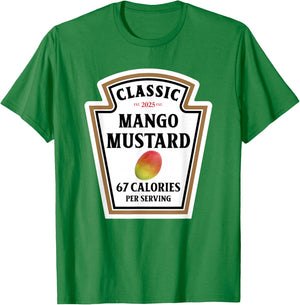Mango Mustard Label Brainrot Meme T-Shirt - T-Shirt | Irish Green