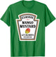Mango Mustard Label Brainrot Meme T-Shirt - T-Shirt | Irish Green