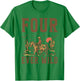 Four Ever Wild 4 Years Old Cowboy It's My 4th Birthday Boy T-Shirt - T-Shirt | Irish Green