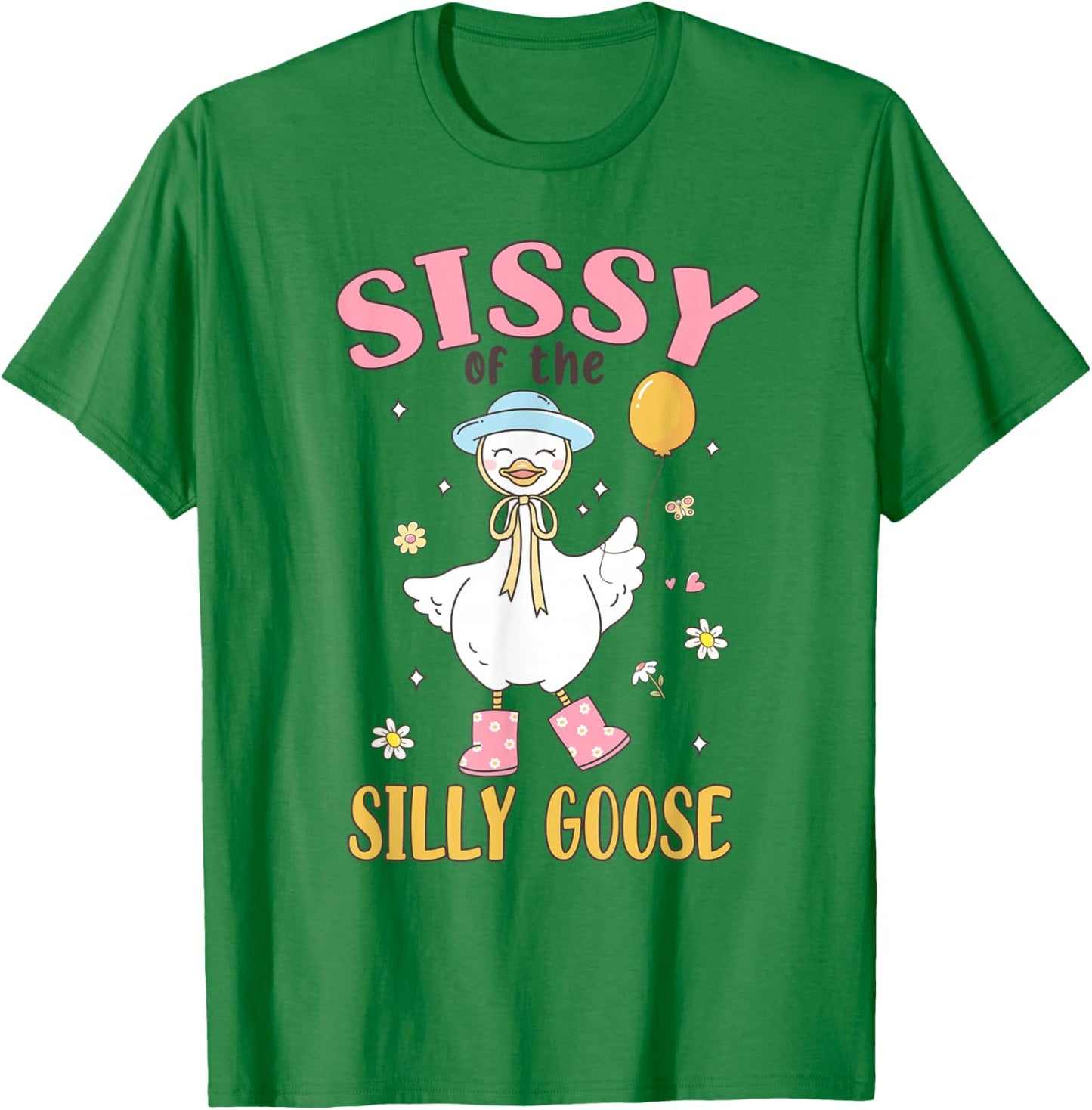 Sissy of The Silly Goose First Birthday Family Matching T-Shirt - T-Shirt | Irish Green