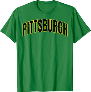 Pittsburgh Men Women Boys Kids Girls Youth Teen T-Shirt - T-Shirt | Irish Green