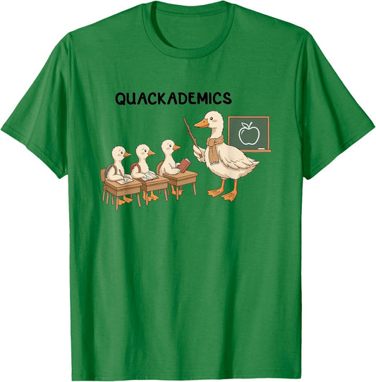 Funny Goose Teacher Club Back to School Elementary Teaching T-Shirt - T-Shirt | Irish Green