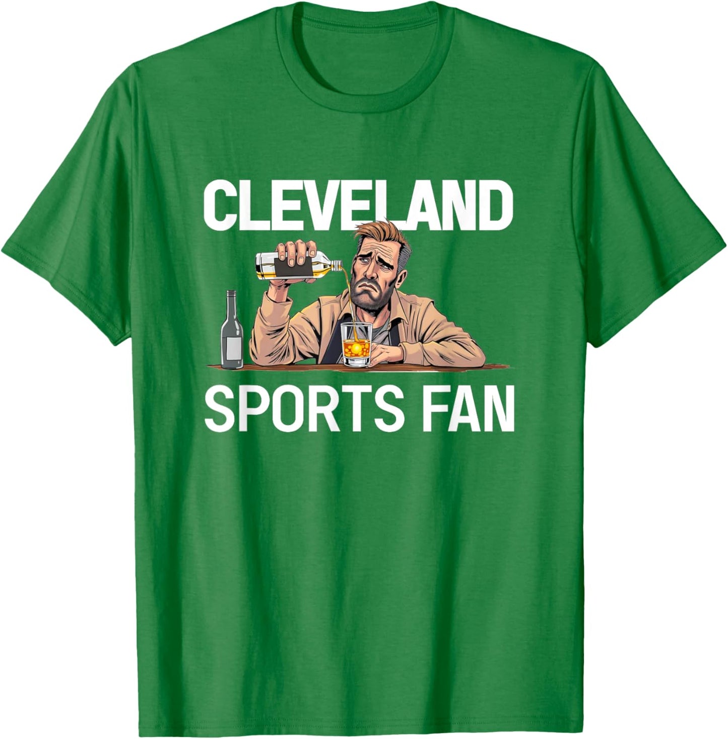 Funny Cleveland Sports T-Shirt - T-Shirt | Irish Green