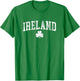 Retro Ireland St Patricks Day Clover Vintage Boys Girls T-Shirt - T-Shirt | Irish Green