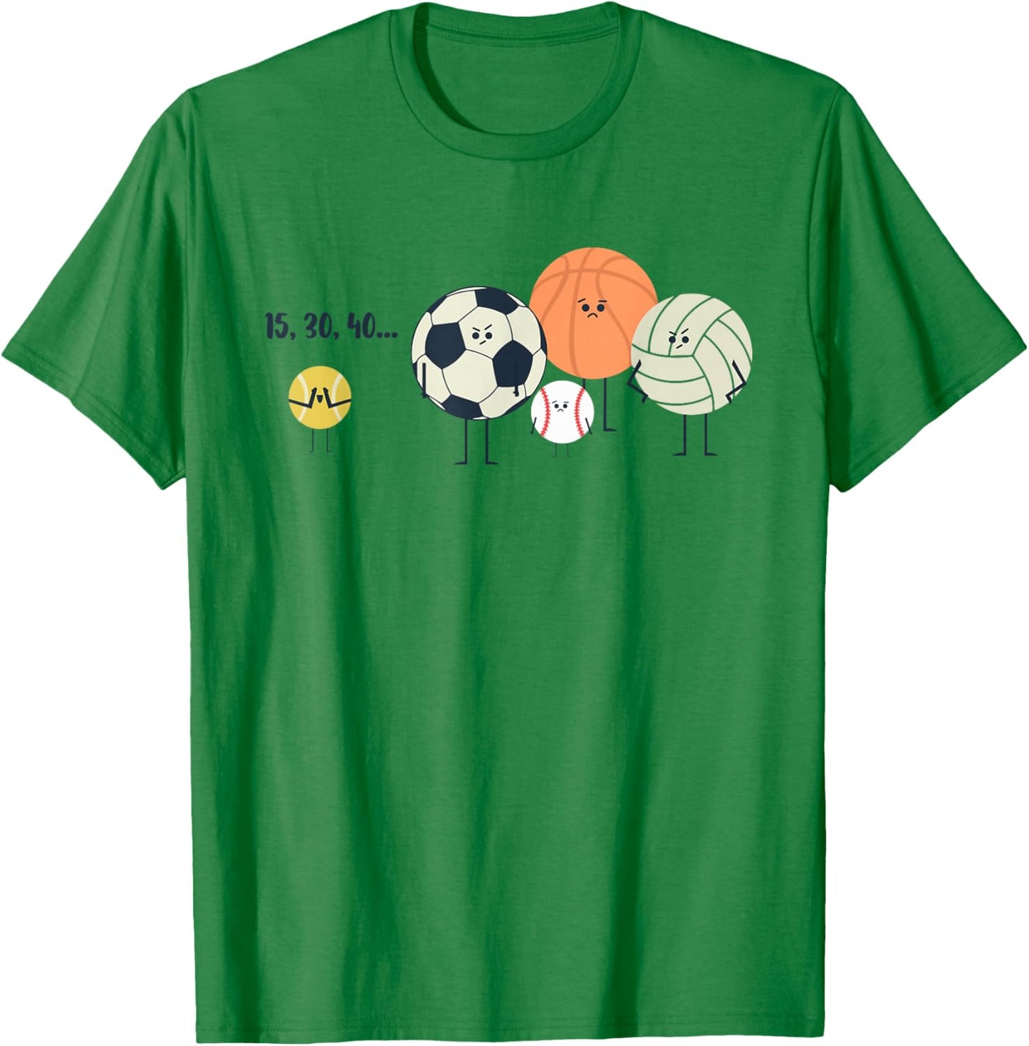Sports Joke - Funny Sports Design Sports Match Tournament T-Shirt - T-Shirt | Irish Green
