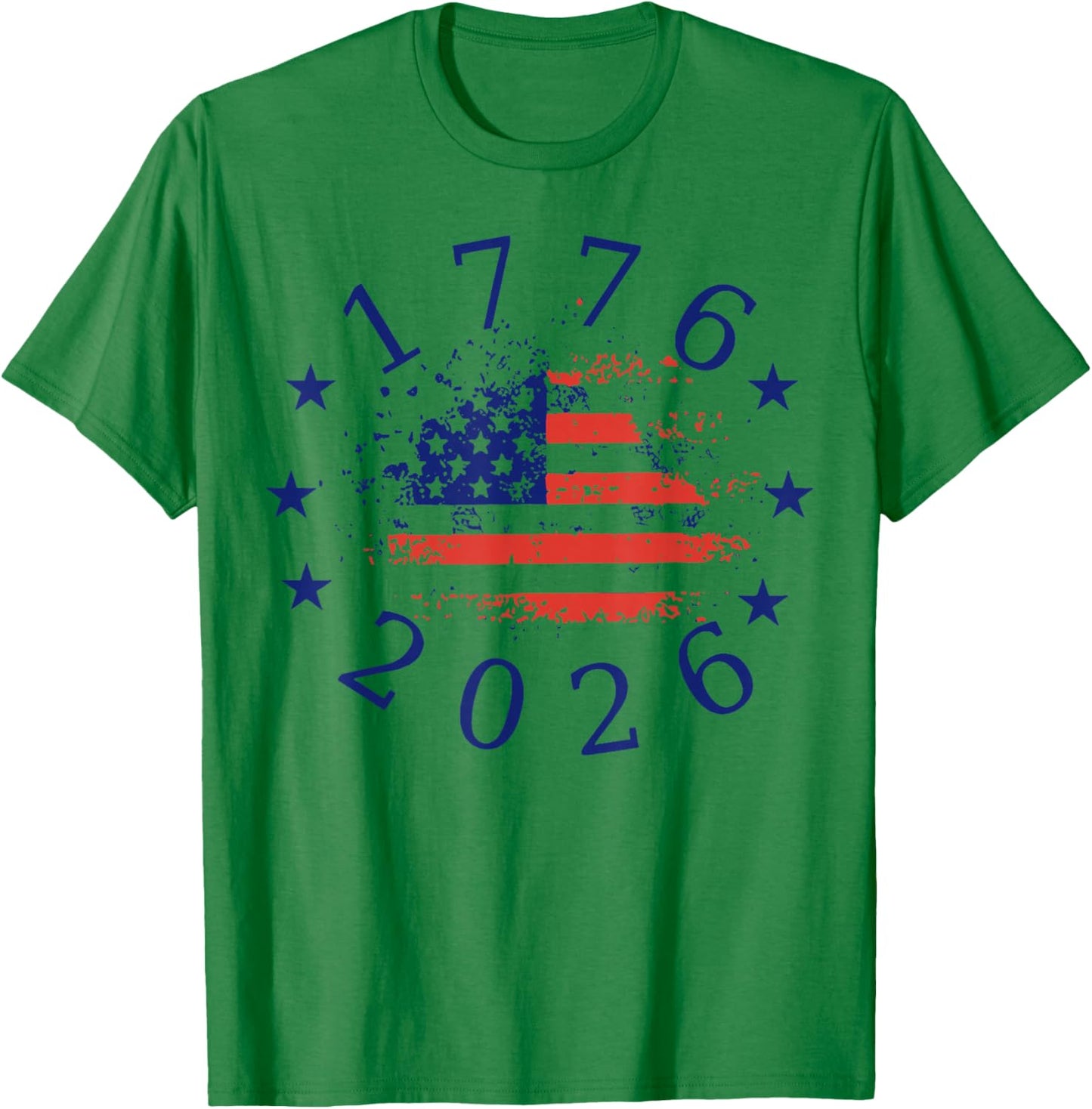 250 Years American 250th Anniversary 1776-2026 4th of July T-Shirt - T-Shirt | Irish Green