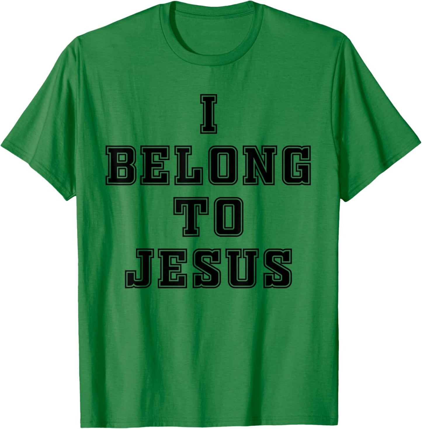 I Belong to Jesus Christian Faith Men Women Kids T-Shirt - T-Shirt | Irish Green