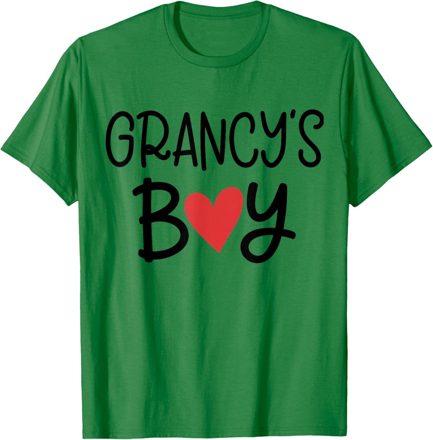 GRANCY’S Boy Favorite Child Grandma Funny Mothers Day T-Shirt - T-Shirt | Irish Green