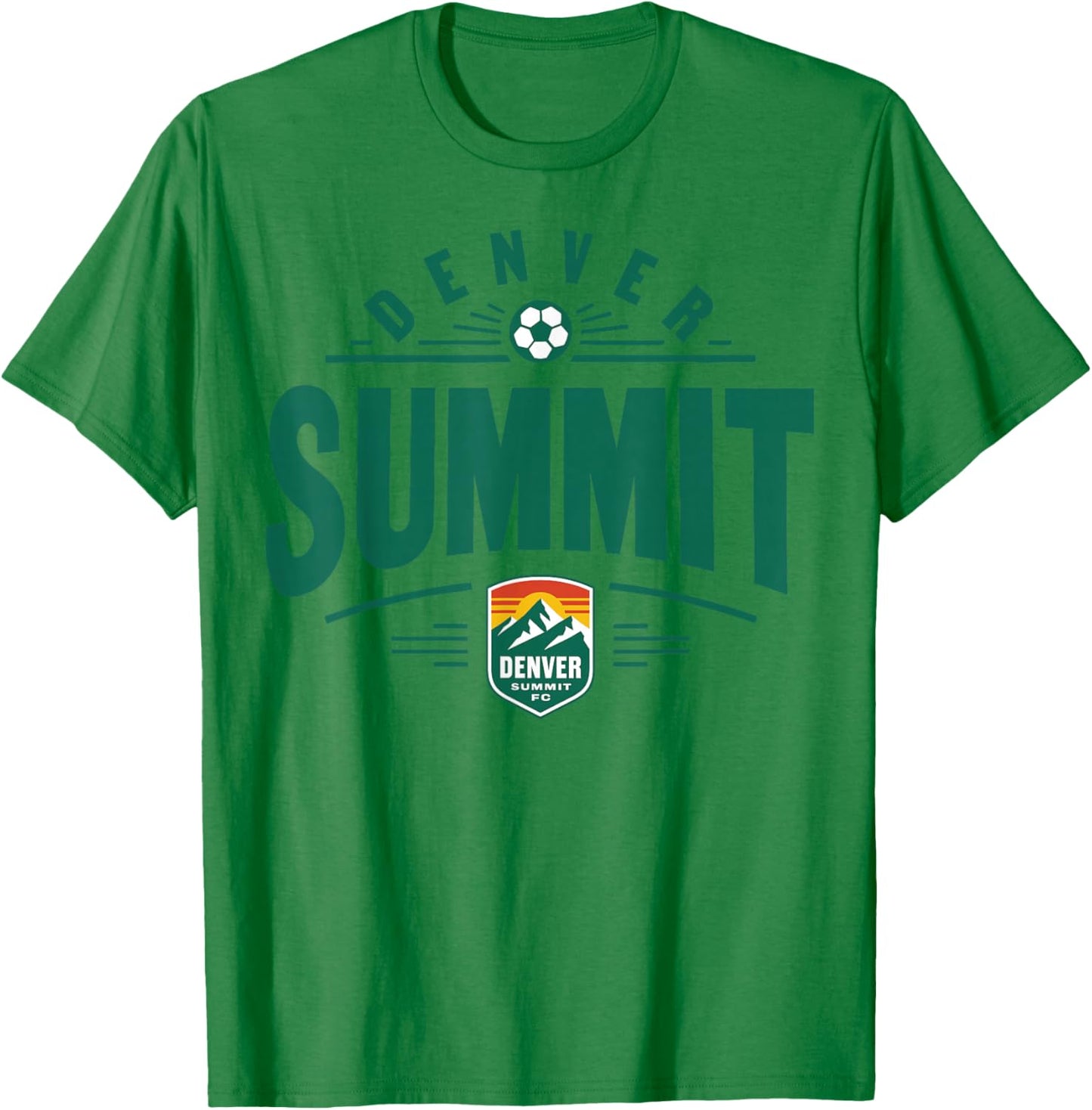 NWSL - Denver Summit - Deco Modern T-Shirt - T-Shirt | Irish Green