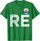 South Korea Human-Flag Letter RE South Korea T-Shirt - T-Shirt | Irish Green