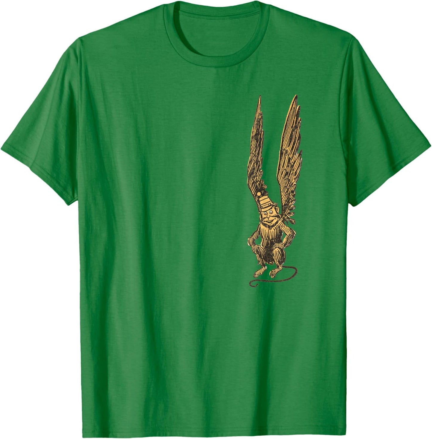 Flying Wizard of oz Monkey Vintage Classic Book T-Shirt - T-Shirt | Irish Green