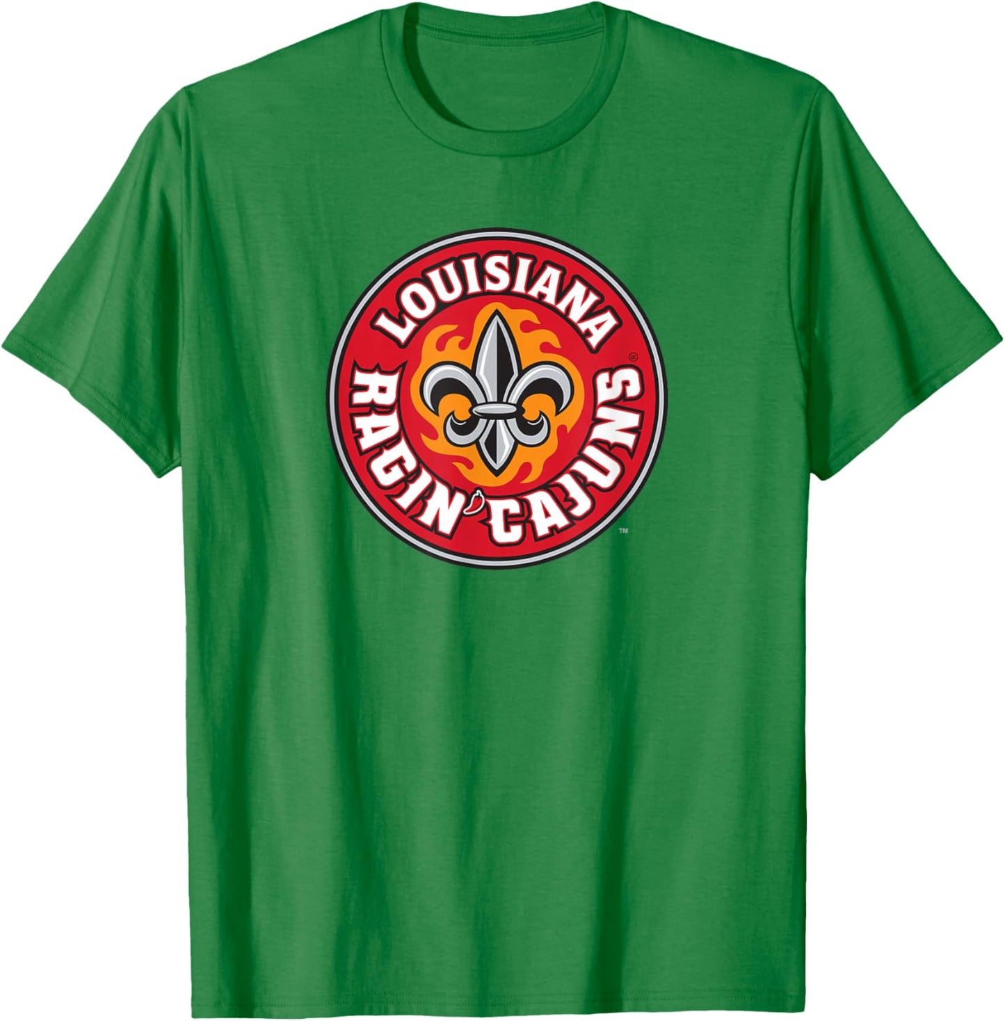 University of Louisiana Lafayette Ragin' Cajuns Athletic T-Shirt - T-Shirt | Irish Green