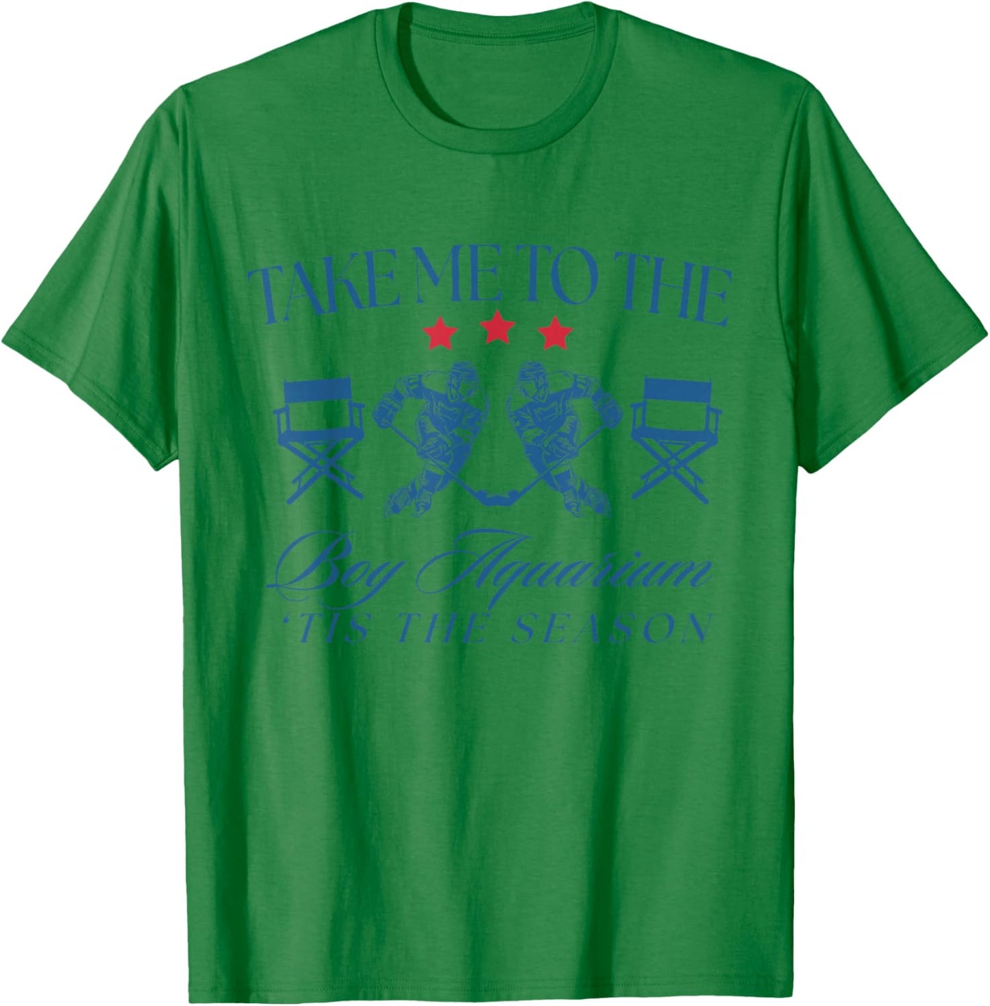 Take Me to The Boy Aquarium Funny Hockey Lover T-Shirt - T-Shirt | Irish Green
