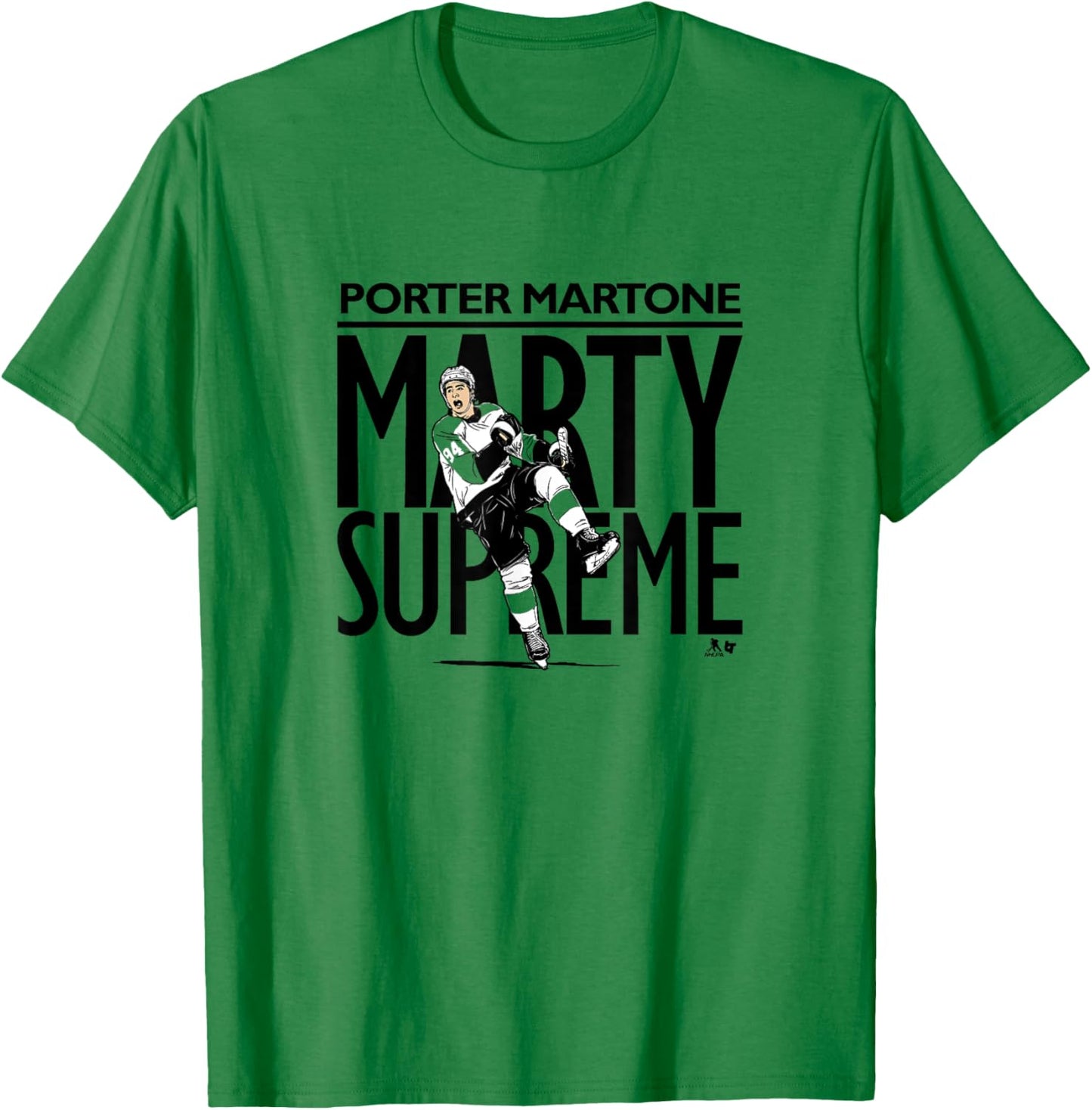 Porter Martone - Marty Supreme - Philadelphia Hockey T-Shirt - T-Shirt | Irish Green