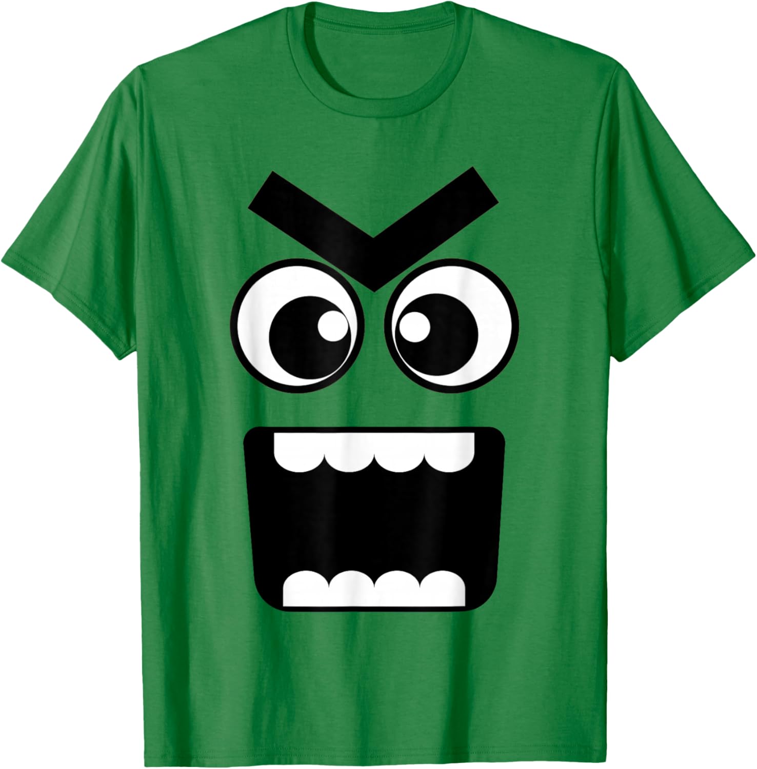 Creepy Carrots Face Funny Halloween Costume Kids and Adults T-Shirt - T-Shirt | Irish Green
