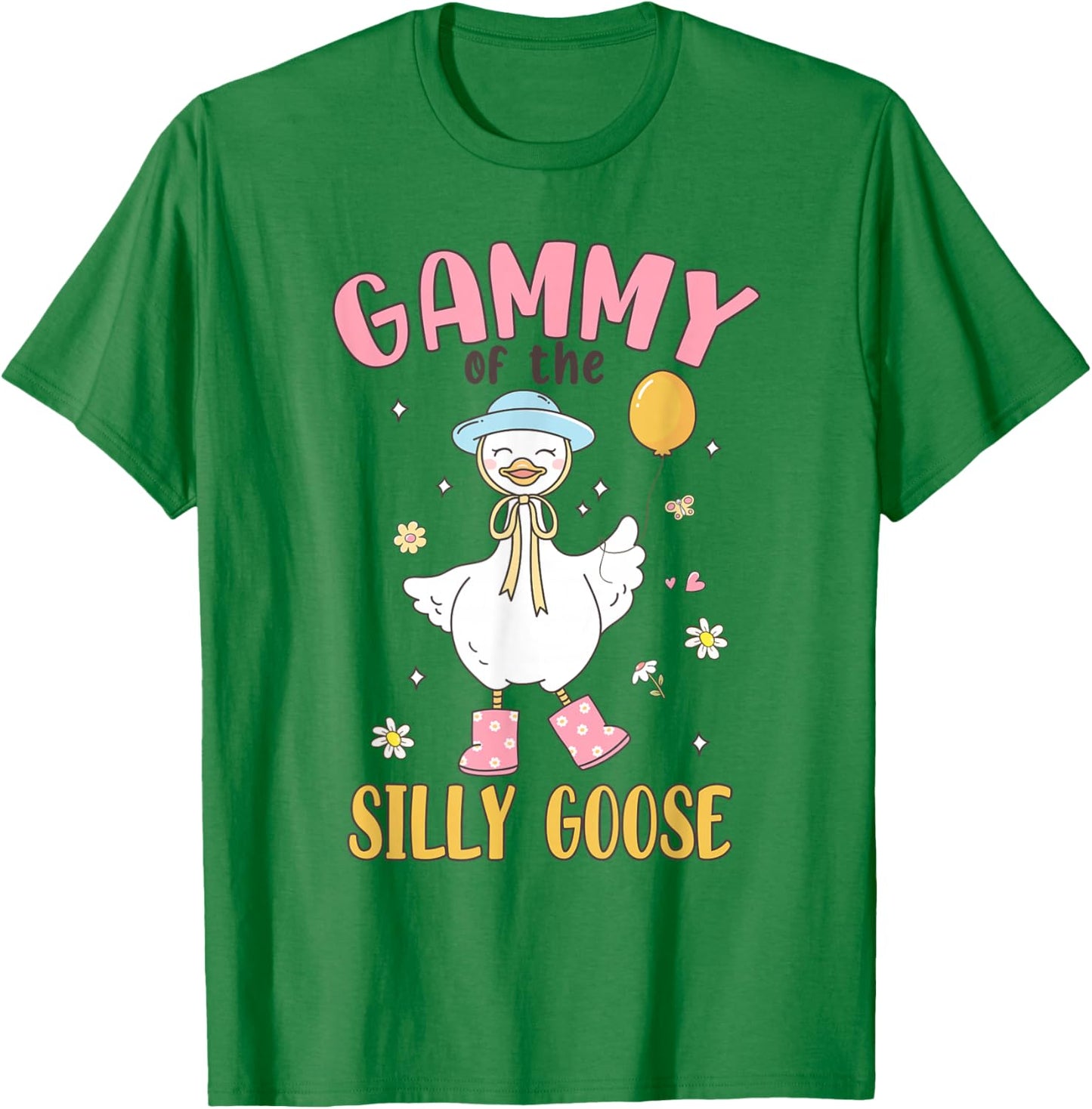 Gammy of The Silly Goose First Birthday Family Matching T-Shirt - T-Shirt | Irish Green