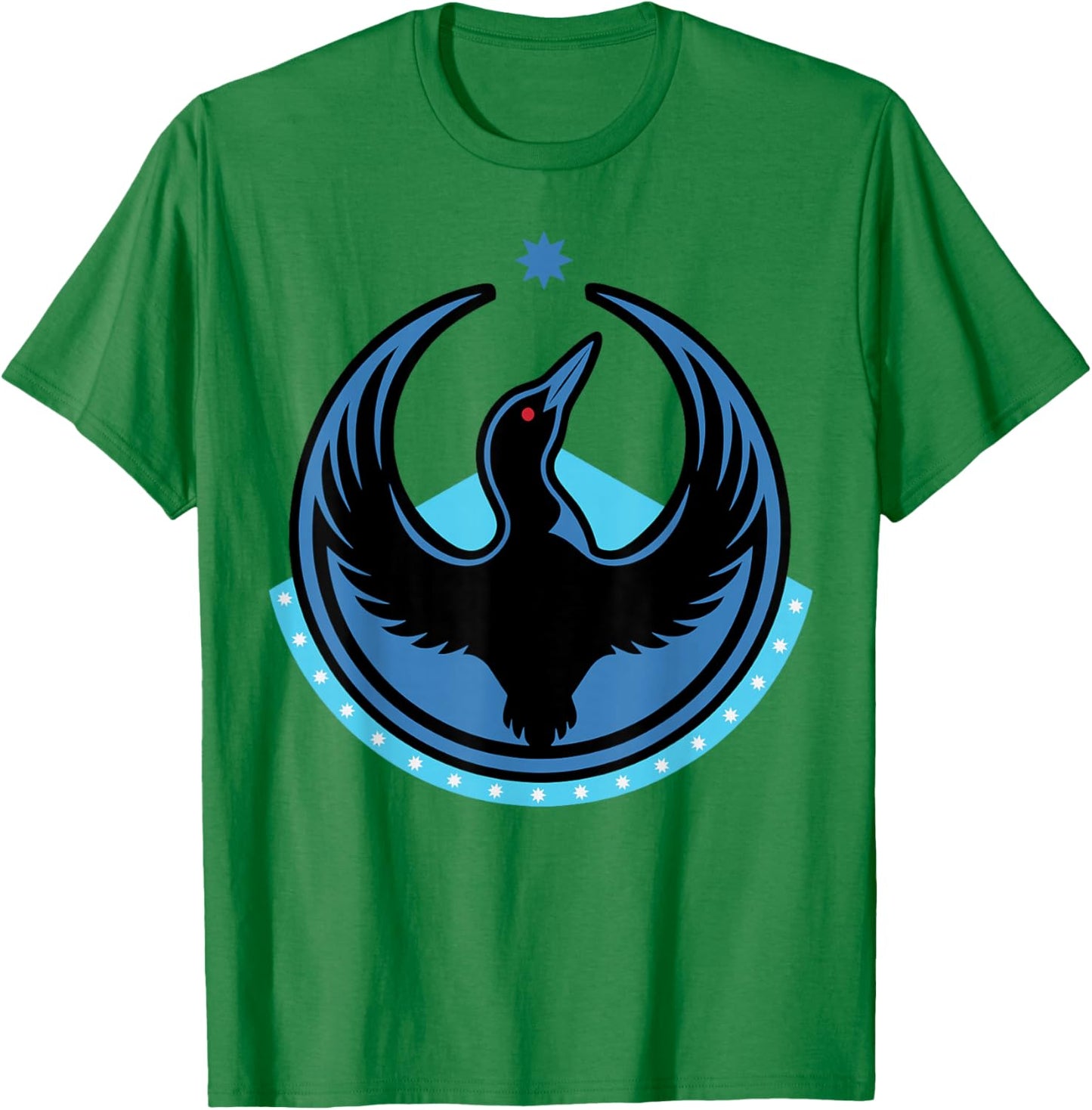 Minnesota Rebel Loon New MN State Flag T-Shirt - T-Shirt | Irish Green
